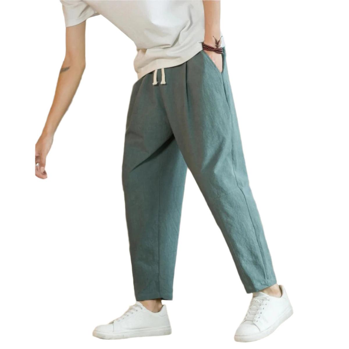 Sperlonga Cotton Trousers - Green