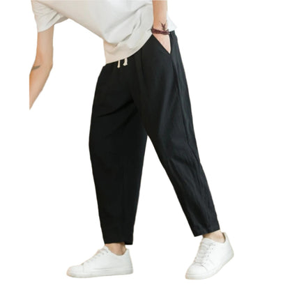 Sperlonga Cotton Trousers - Black