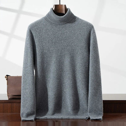 Spoleto Cashmere Turtleneck - Grey