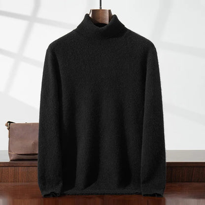 Spoleto Cashmere Turtleneck - Black