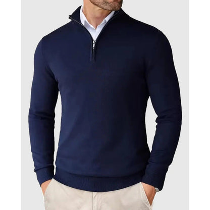 Stintino Zip Sweater - Blue