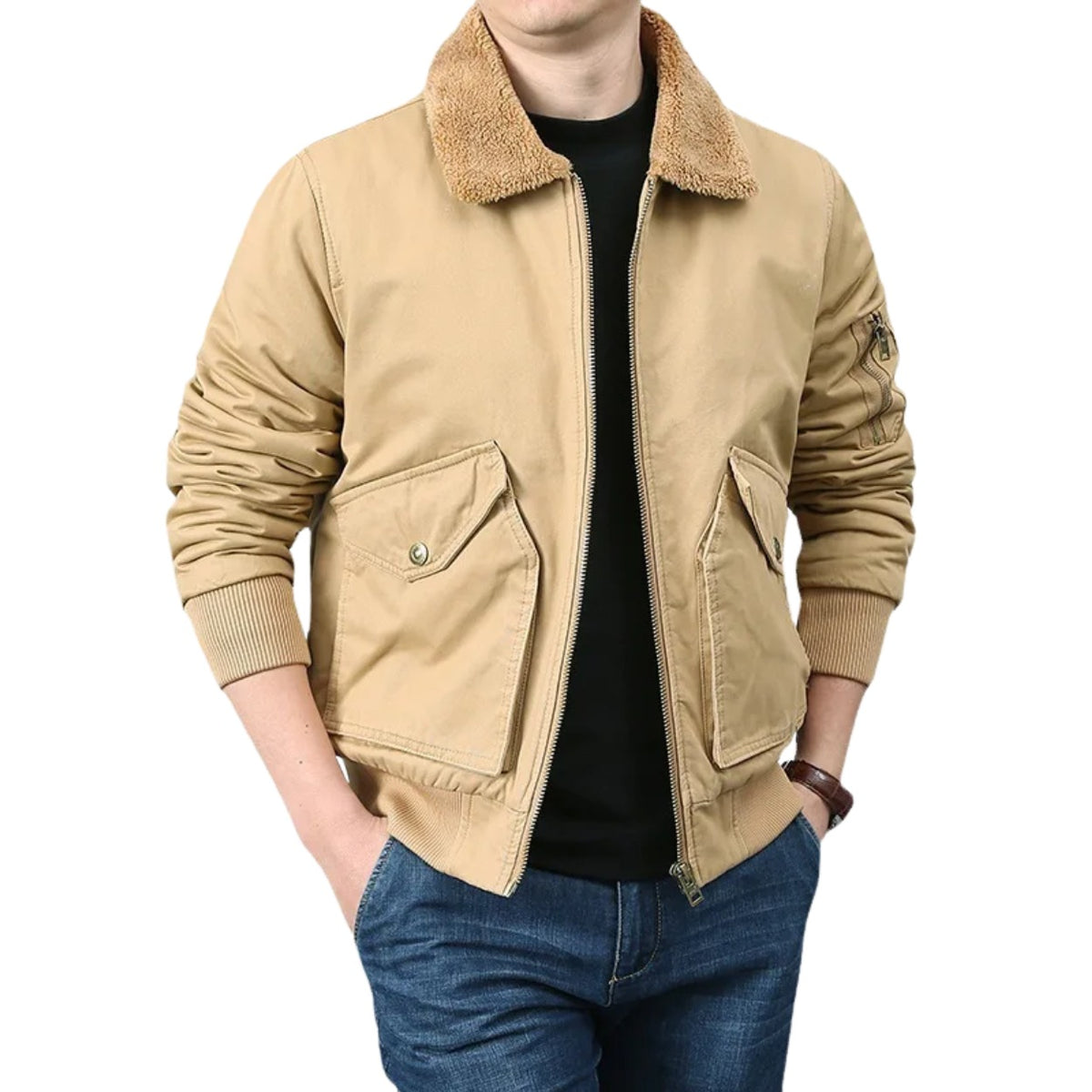 Subiaco Fleece-Lined Bomber Jacket - photo 1