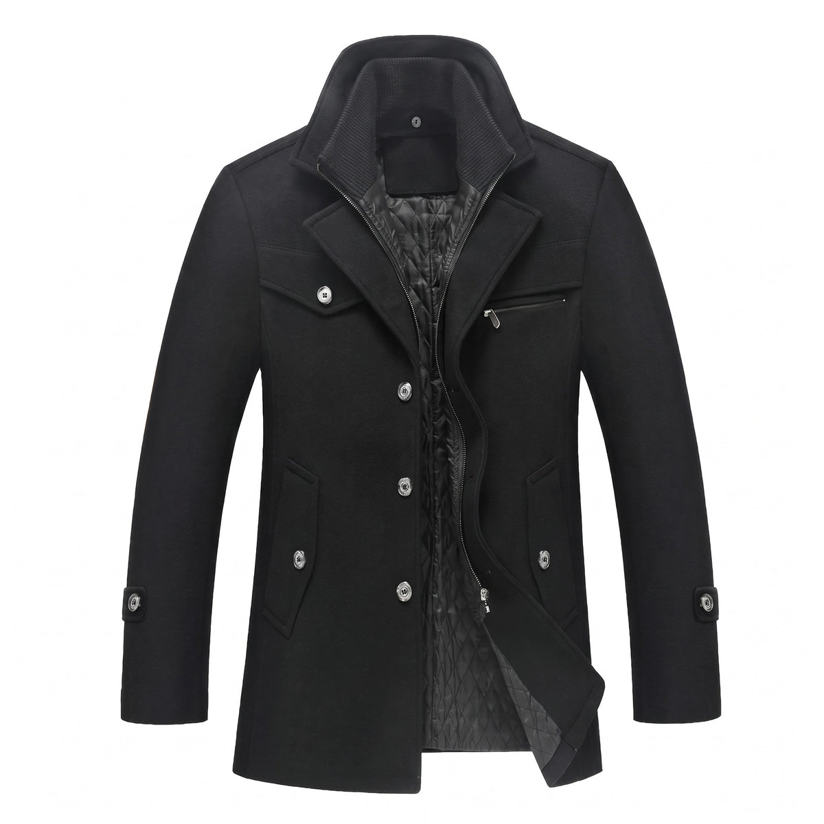 Susegana Layered-Collar Winter Coat - cover