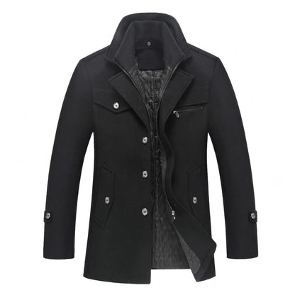 Susegana Layered-Collar Winter Coat - cover