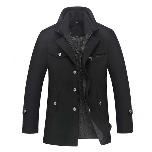 Susegana Layered-Collar Winter Coat - cover