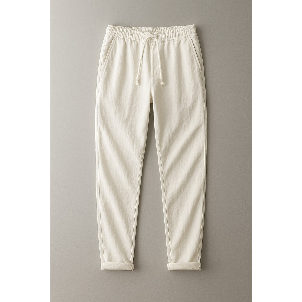 Tellaro Linen Pants - White