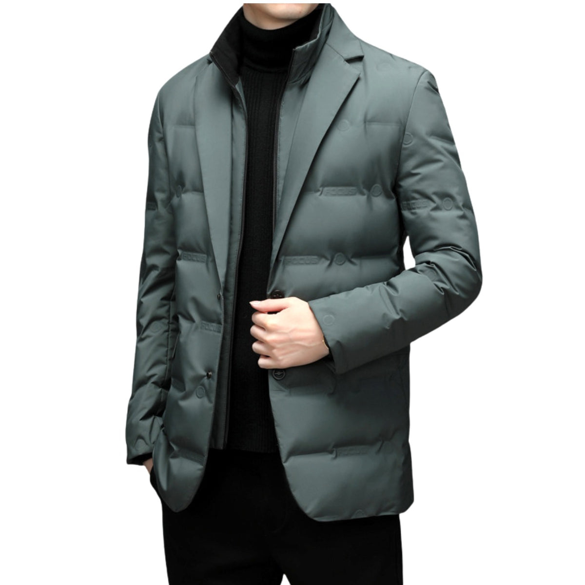 Terrasini Quilted Padded Blazer - photo 1
