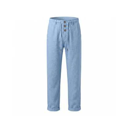 Tivoli Linen Pants - Blue
