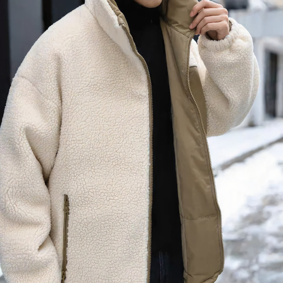 Torrile Reversible Fleece Puffer Jacket - photo 6