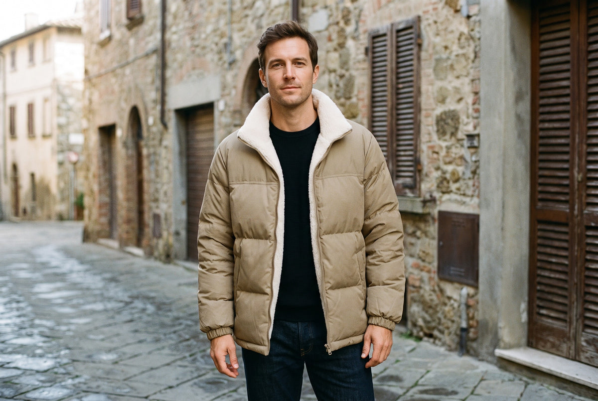 Torrile Reversible Fleece Puffer Jacket