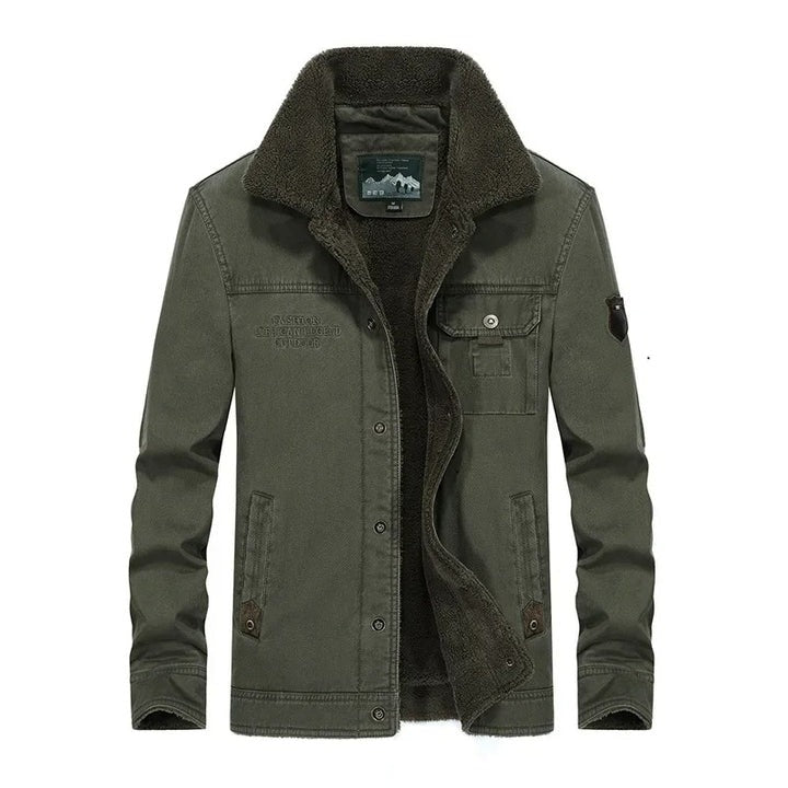 Tortona Fleece-Lined Field Jacket - Green