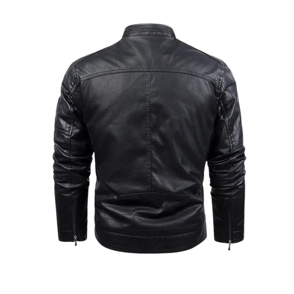 Trapani Fleece-Lined Leather Jacket - photo 3