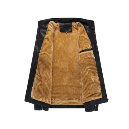 Trapani Fleece-Lined Leather Jacket - photo 4