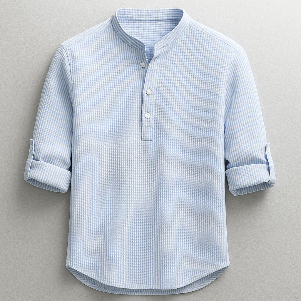 Trento Cotton Shirt - Blue
