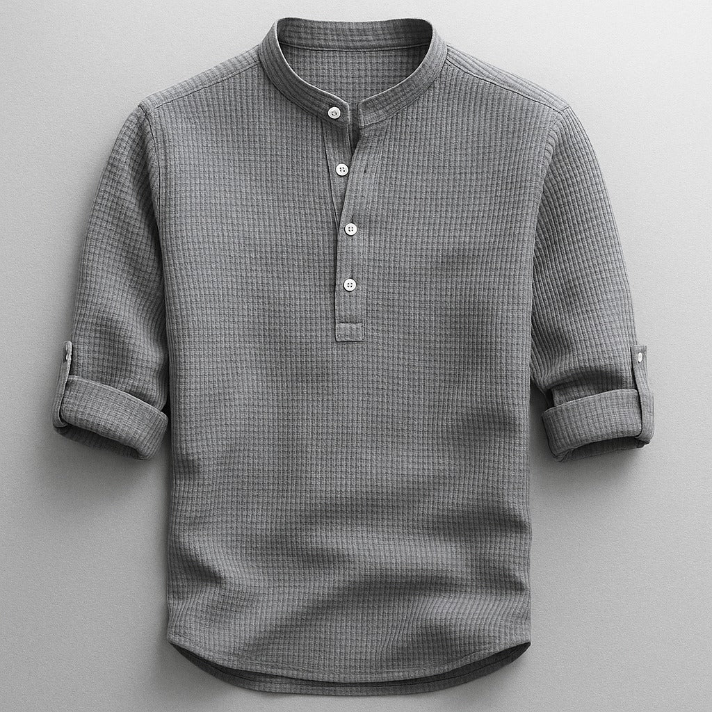 Trento Cotton Shirt - Grey