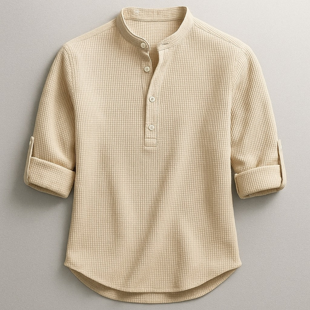 Trento Cotton Shirt - Khaki