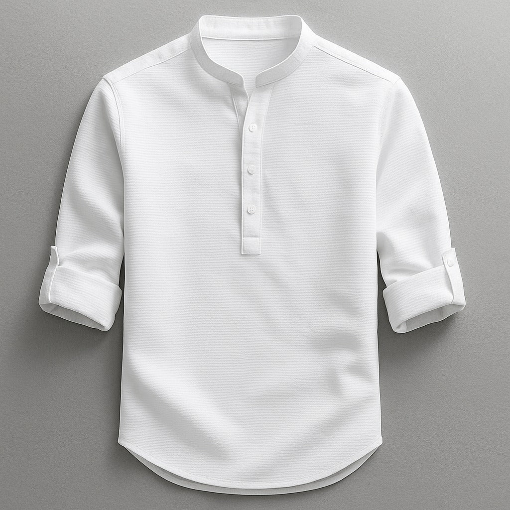 Trento Cotton Shirt - White