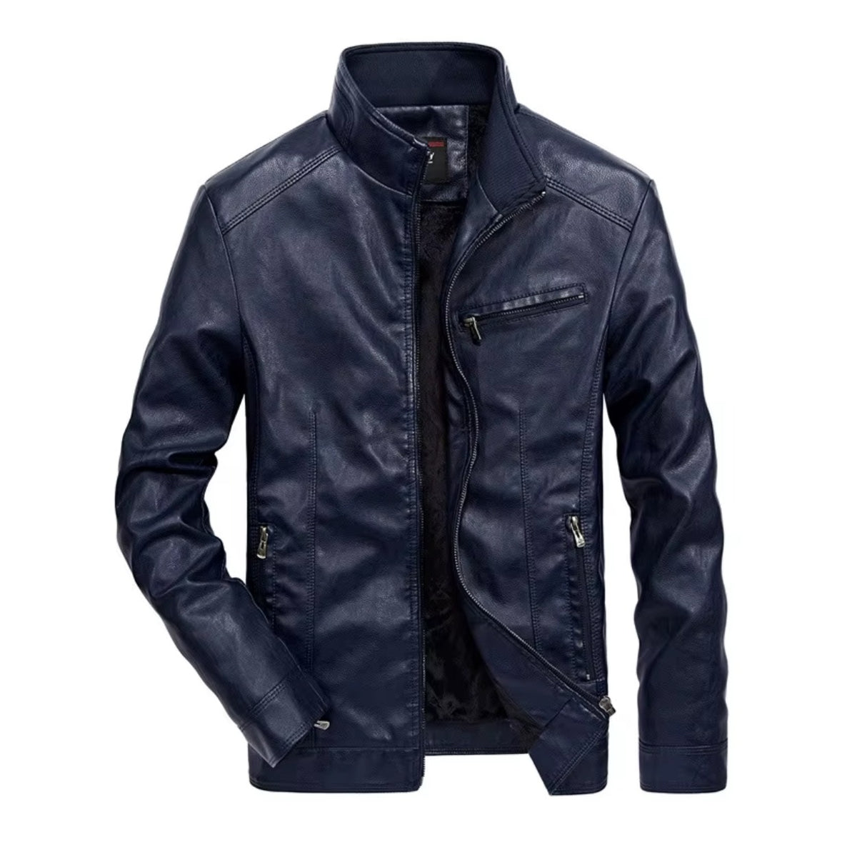 Treviglio Stand-Collar Leather Jacket - photo 1