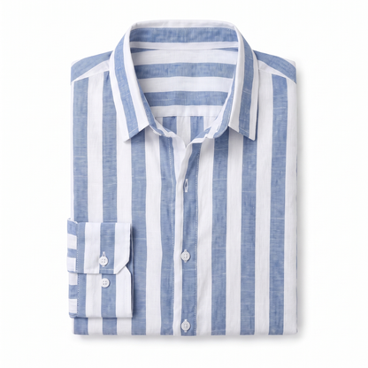 Trieste Striped Shirt - folded