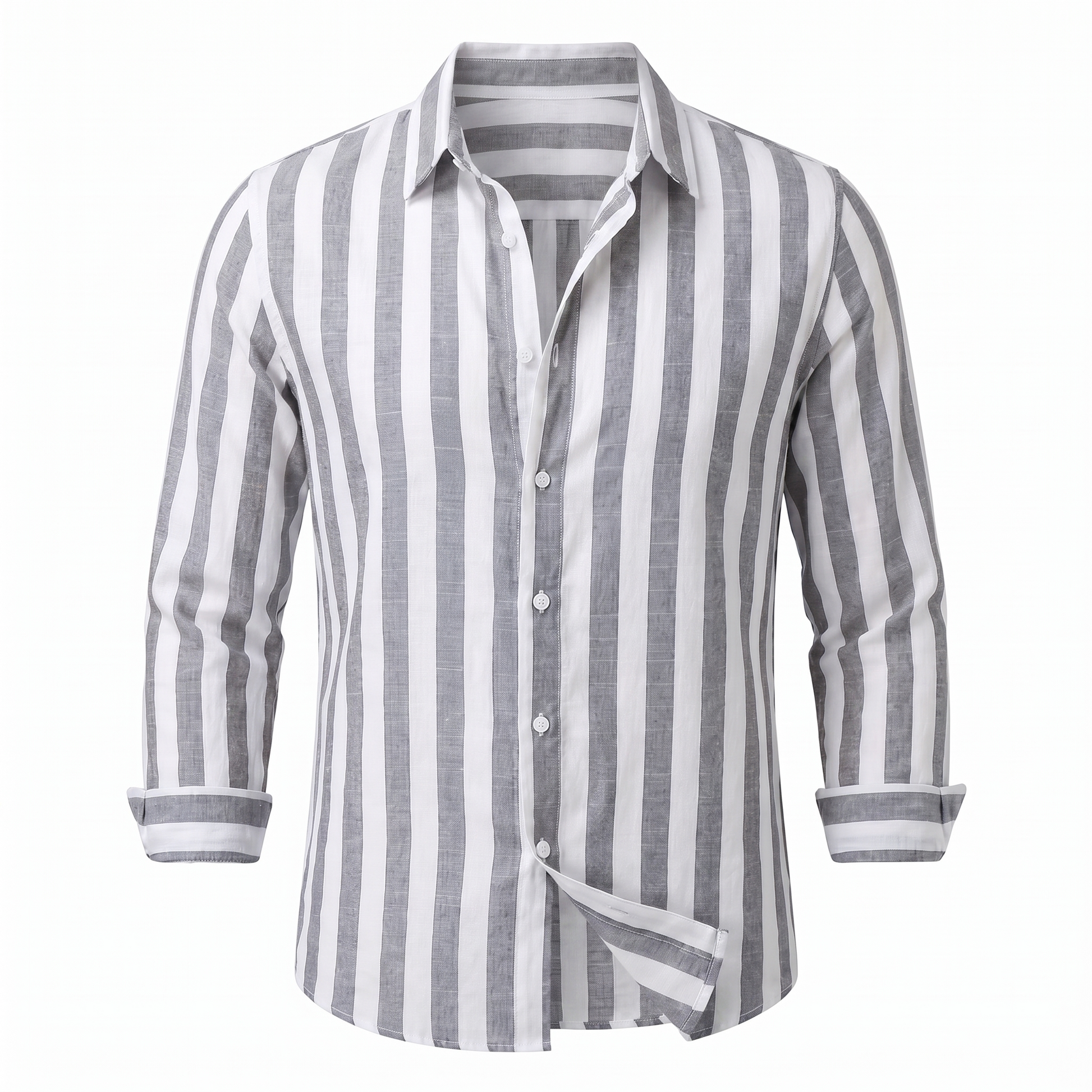 Trieste Striped Shirt - Grey