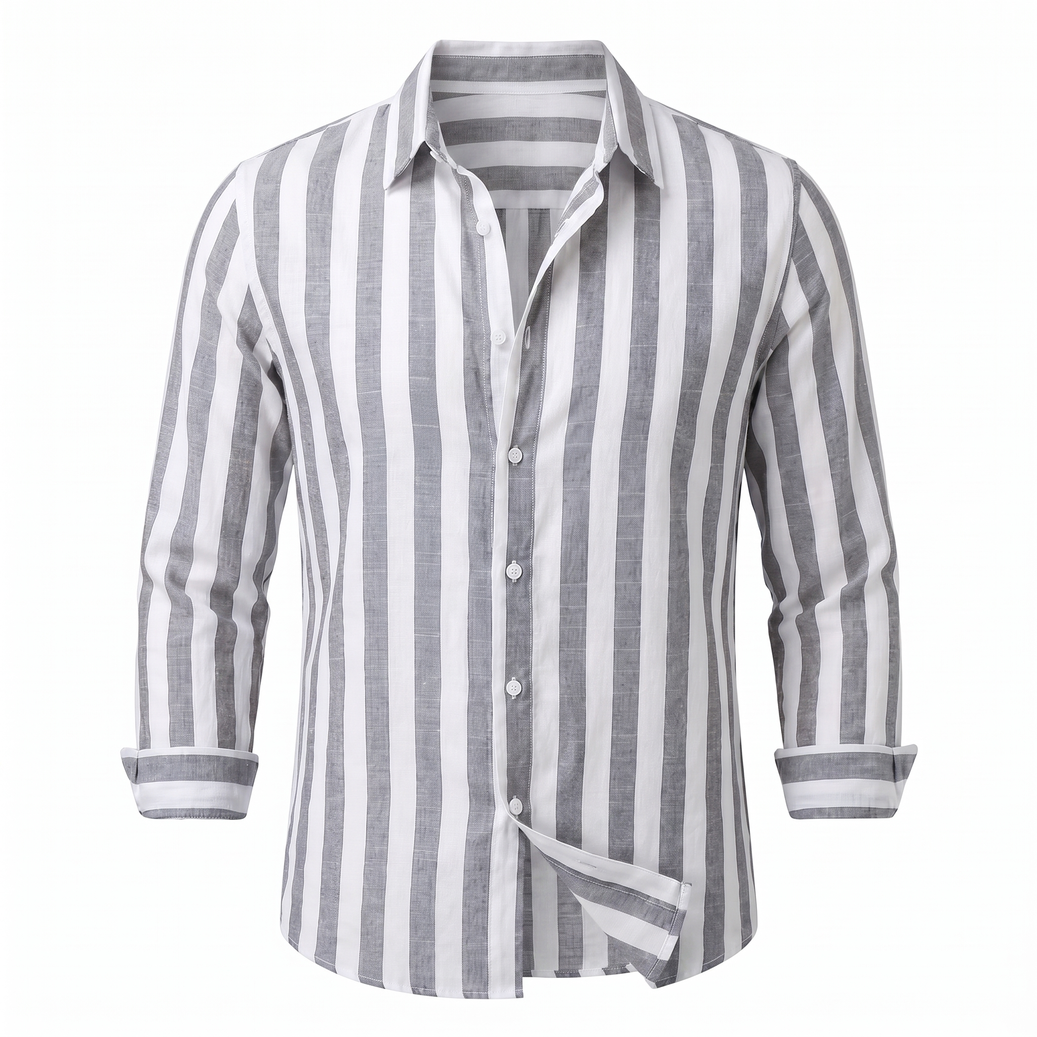 Trieste Striped Shirt - Grey