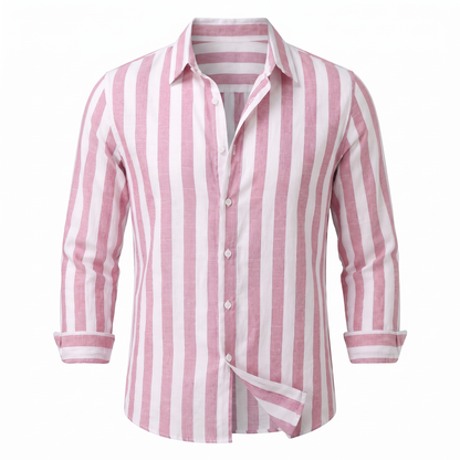 Trieste Striped Shirt - Pink