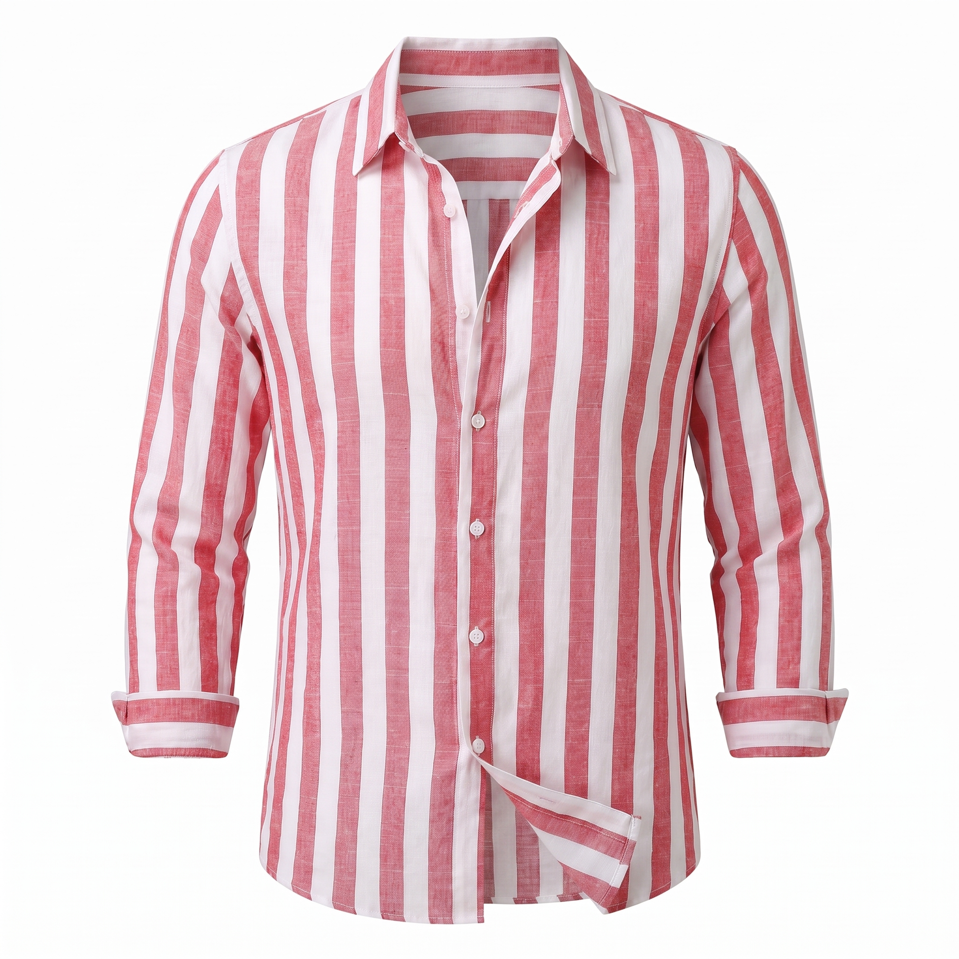 Trieste Striped Shirt - Red
