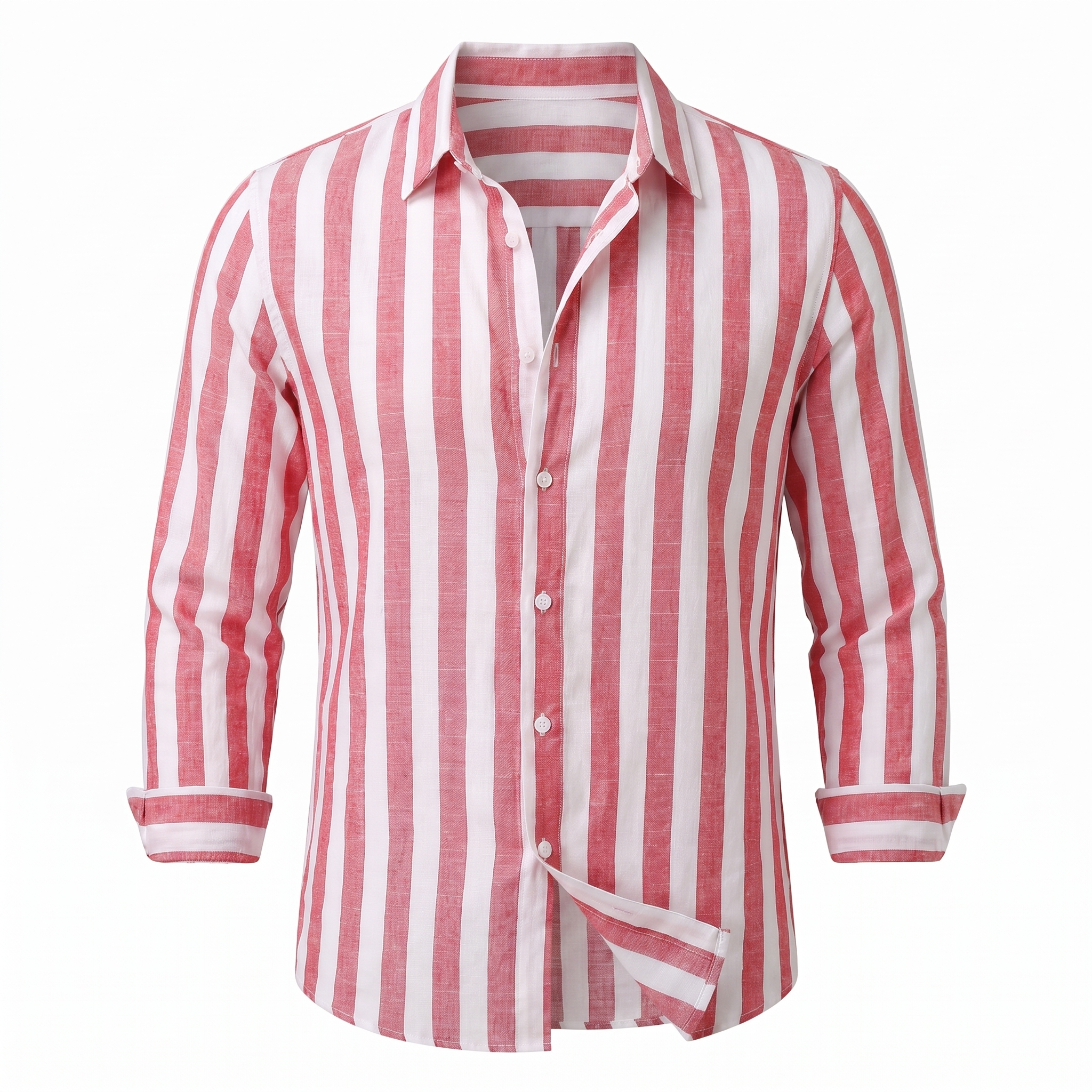 Trieste Striped Shirt - Red