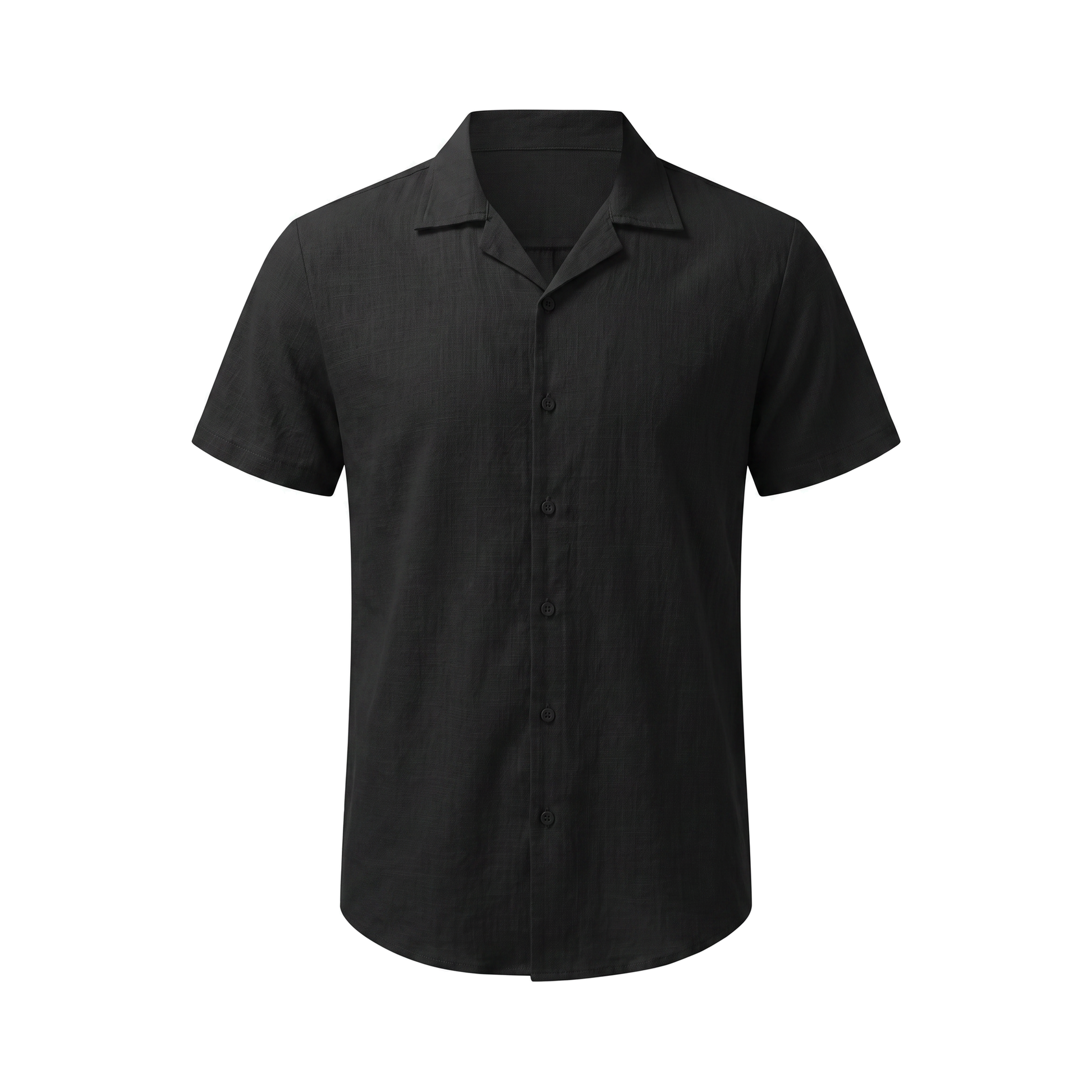 Tropea Linen Shirt - Black