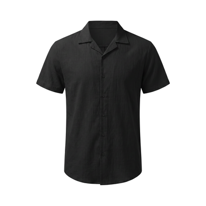 Tropea Linen Shirt - Black