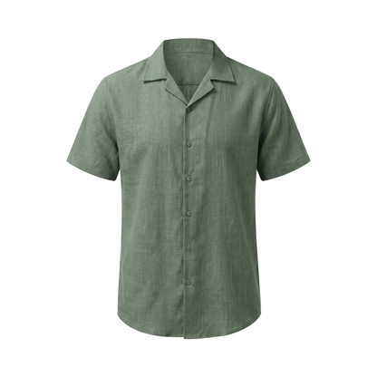 Tropea Linen Shirt - Green