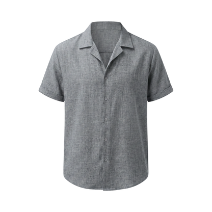 Tropea Linen Shirt - Grey