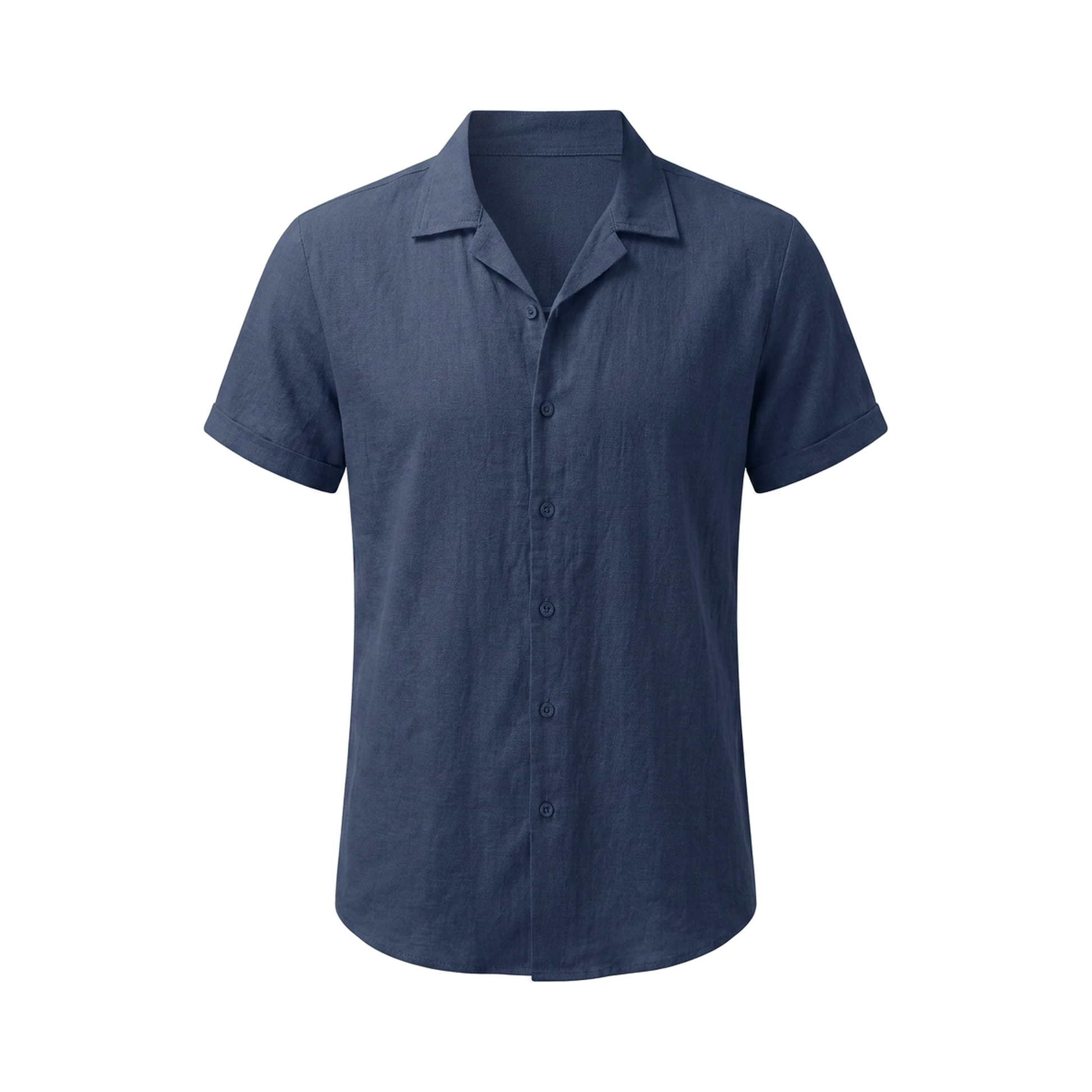 Tropea Linen Shirt - Navy