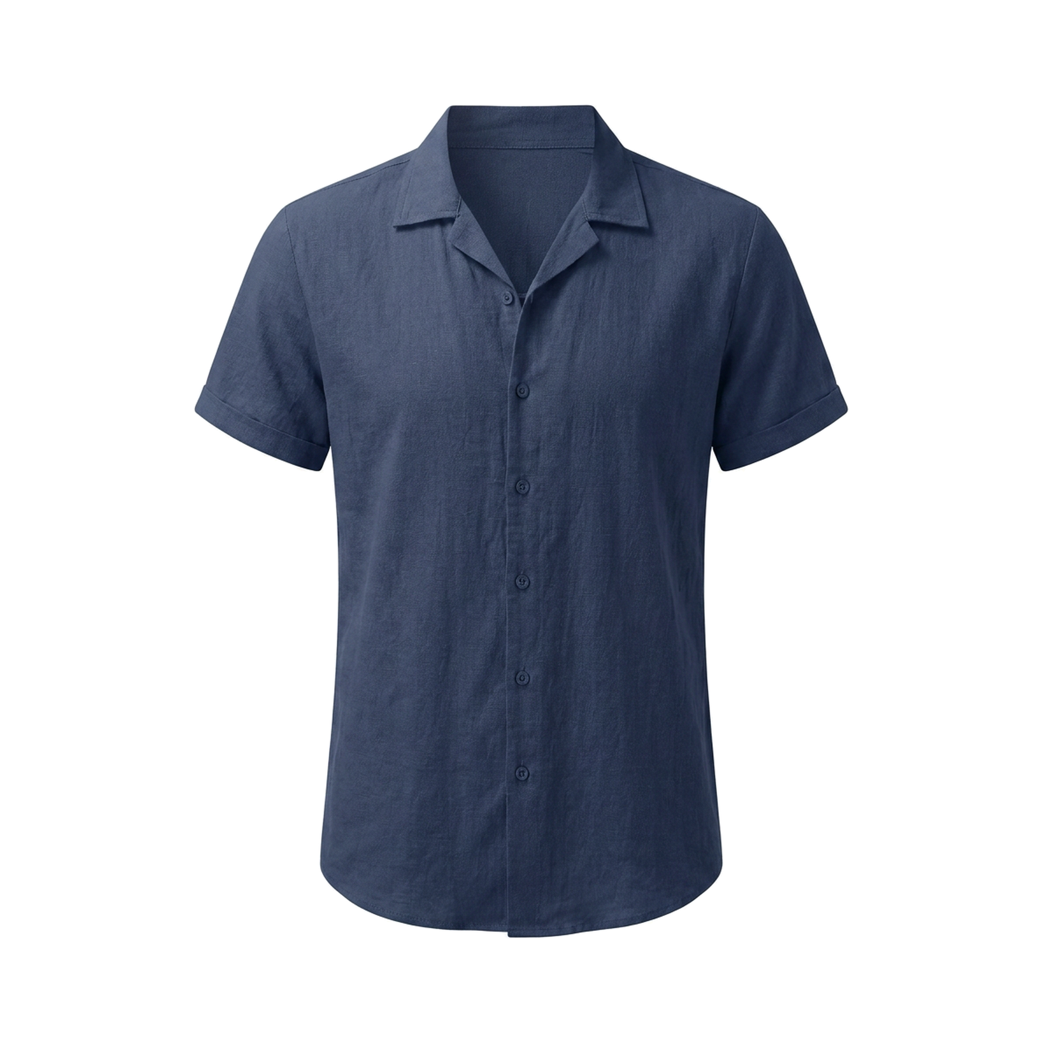 Tropea Linen Shirt - Navy