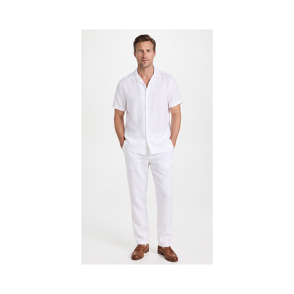 Tropea Linen Shirt - onmodel