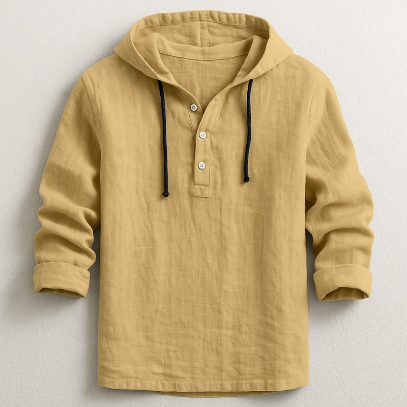 Udine Hooded Knit - Khaki