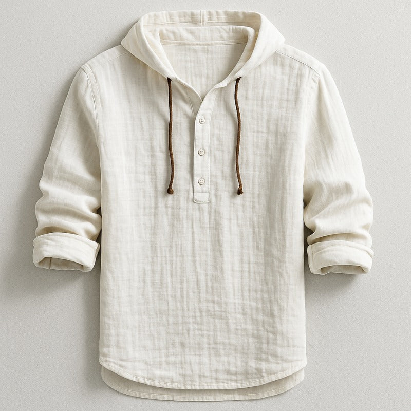 Udine Hooded Knit - White