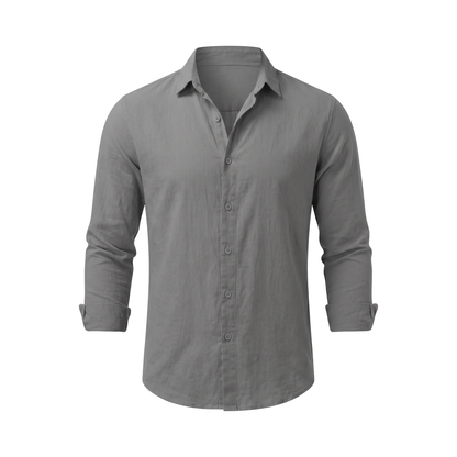 Urbino Cotton Shirt - Gray