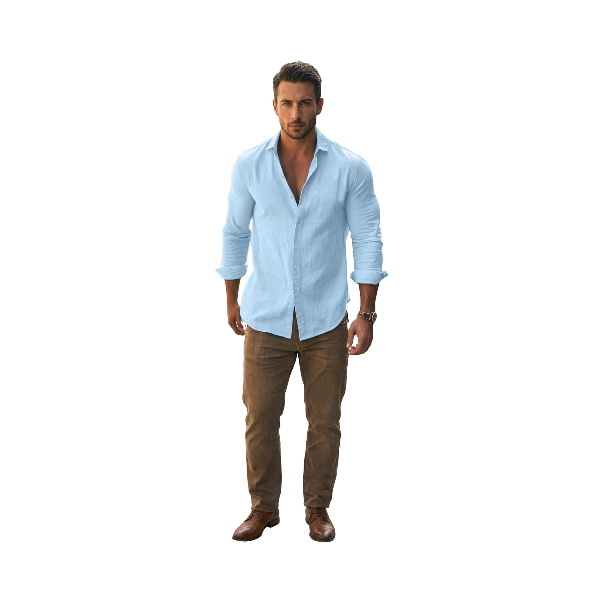 Urbino Cotton Shirt - onmodel