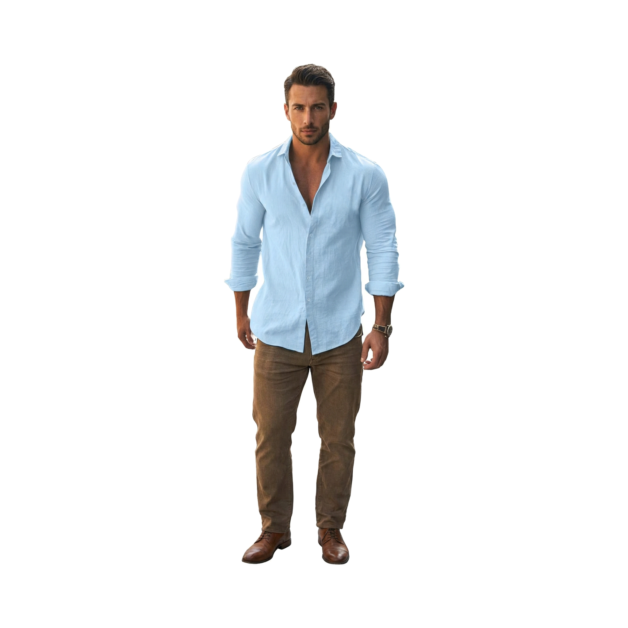 Urbino Cotton Shirt - onmodel