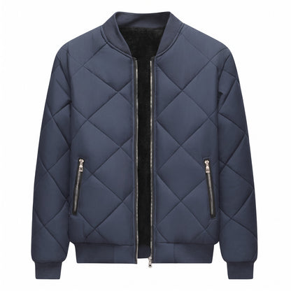 Valdagno Quilted Fleece-Lined Bomber Jacket - cover
