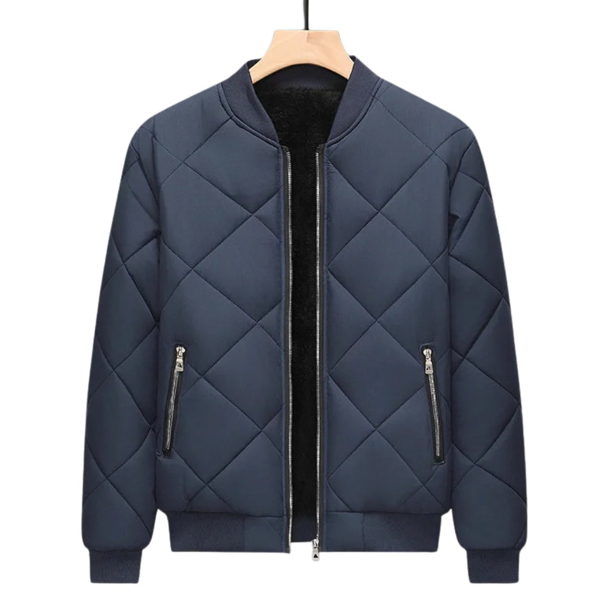 Valdagno Quilted Fleece-Lined Bomber Jacket - photo 1