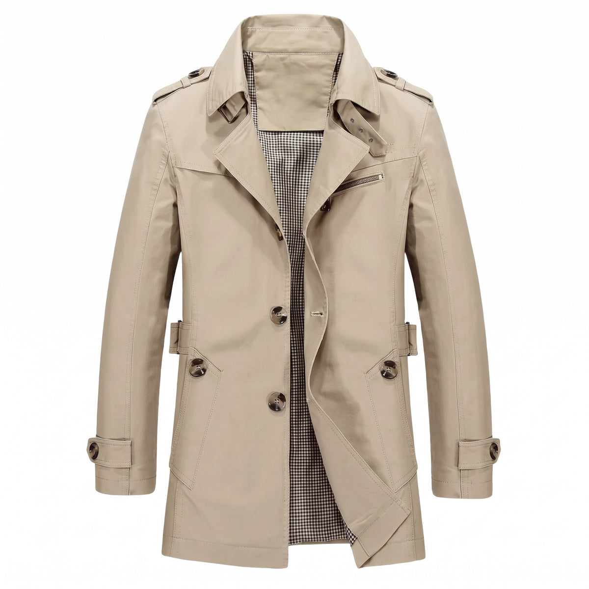 Varazze Single-Breasted Trench Coat - cover