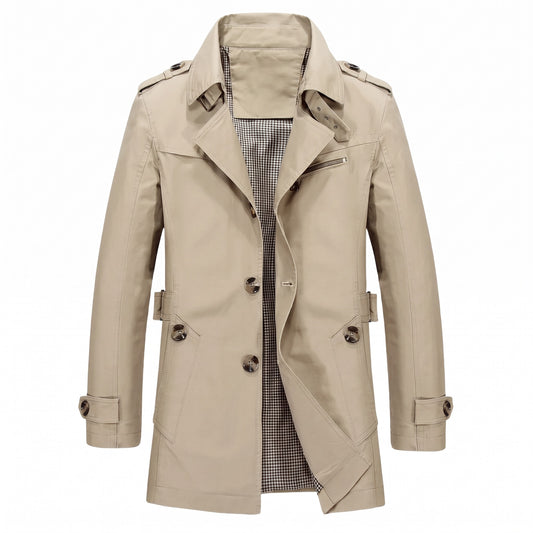 Varazze Single-Breasted Trench Coat - cover
