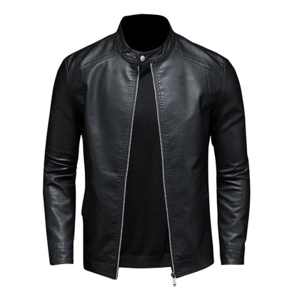 Varenna Leather Jacket - Black