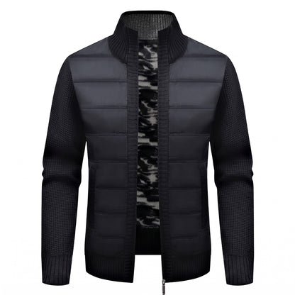 Vasto Quilted Knit Hybrid Jacket - cover