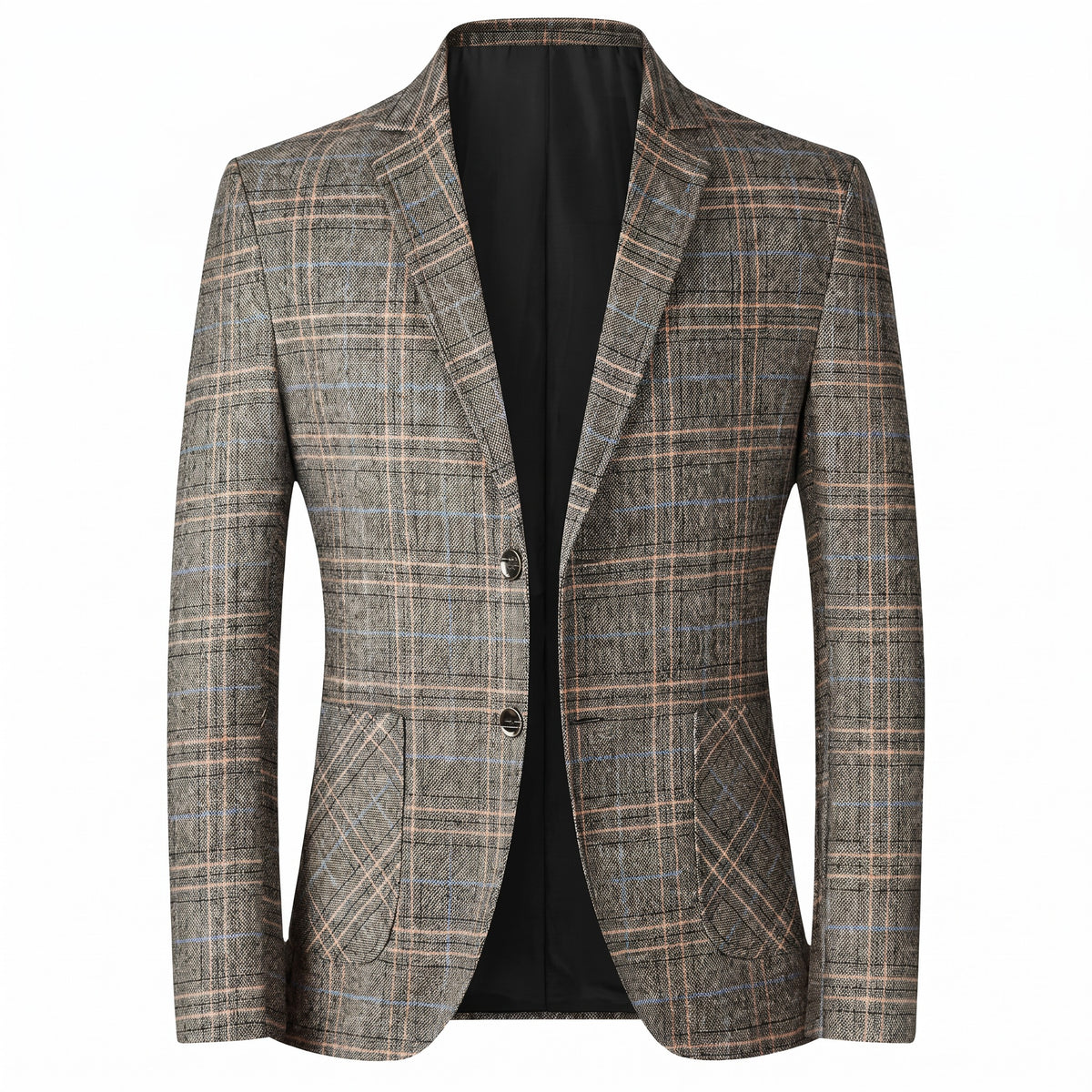 Velletri Check Two-Button Blazer - cover