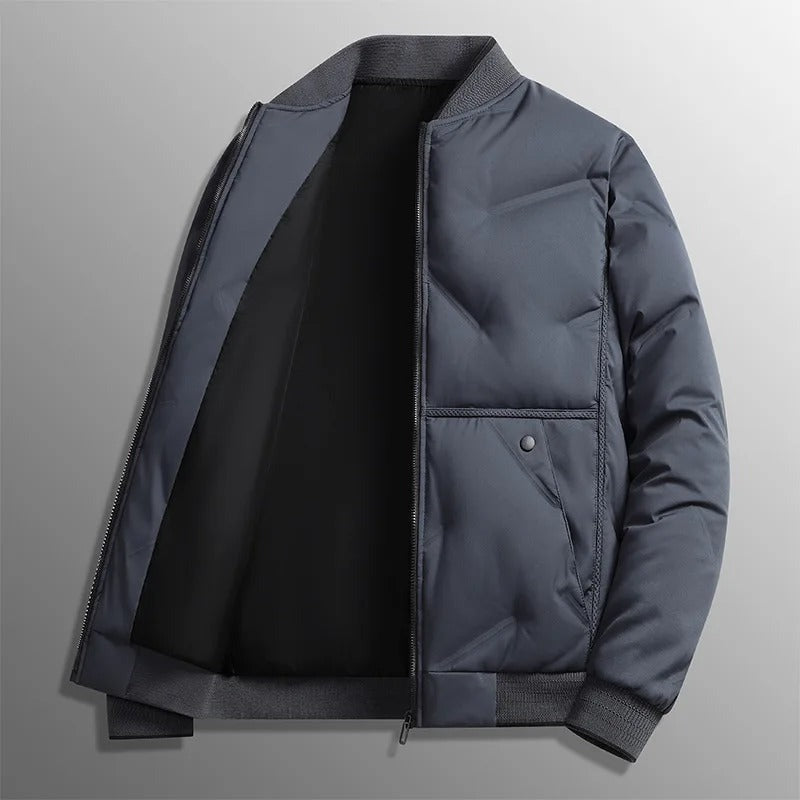 Vergiate Padded Baseball Jacket - Blue