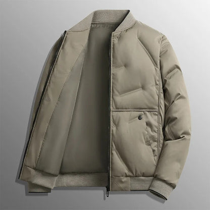 Vergiate Padded Baseball Jacket - Khaki