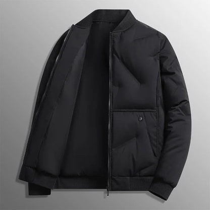 Vergiate Padded Baseball Jacket - Black